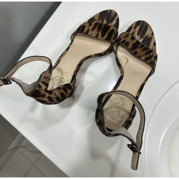 Vince Camuto Sathina Open-Toe Ankle Strap High Heel Platform Sandals Size 8.5M - Picture 1 of 5